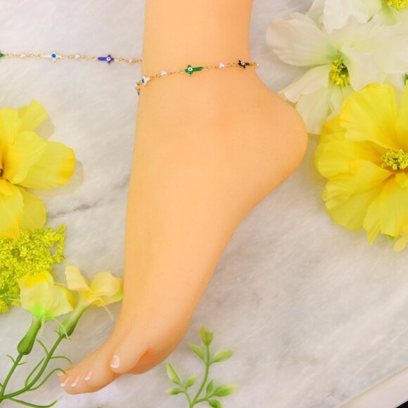 "Minimalist Anklet, Sleek & Modern Design, Women’s Fashion, YC110022-A - Picture 4 of 10